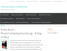 Tablet Screenshot of heimarbeit-kostenlos.info